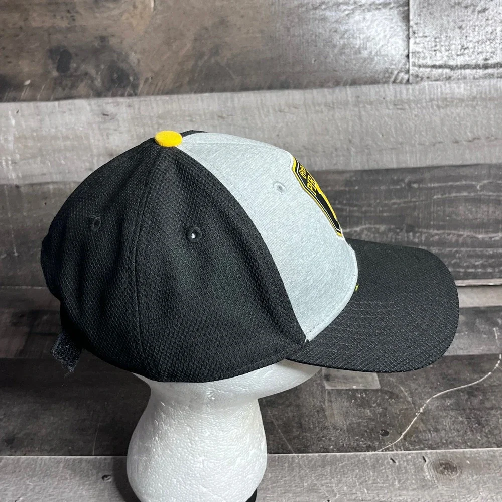 New Era Pittsburgh Pirates MLB Hat Grey Black Mesh Adjustable Baseball Cap